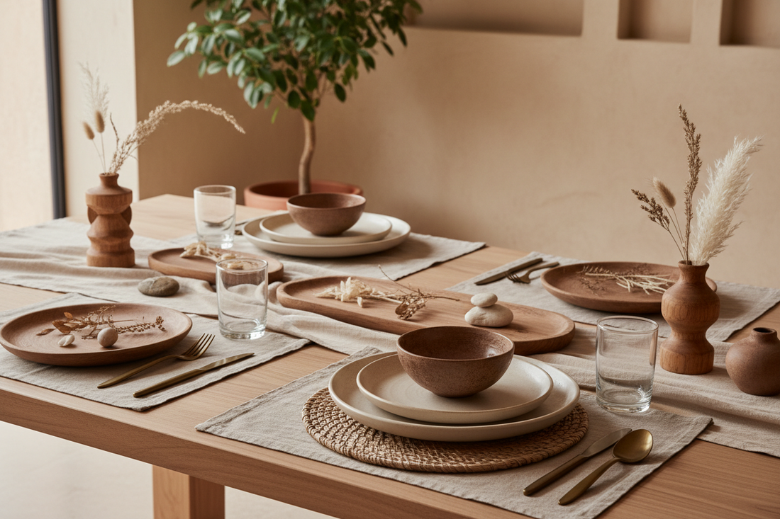 Earth Tone Table Decor Ideas