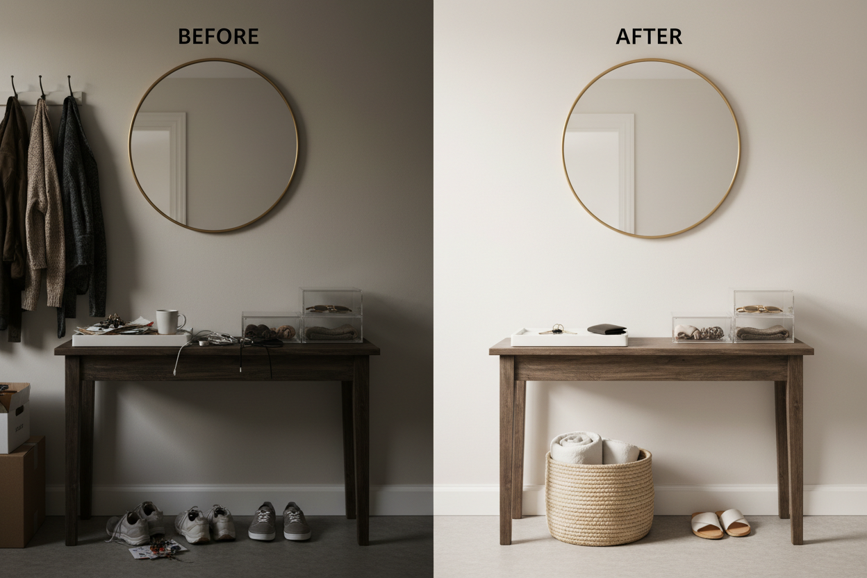 Entryway Setup in Under 15 Minutes
