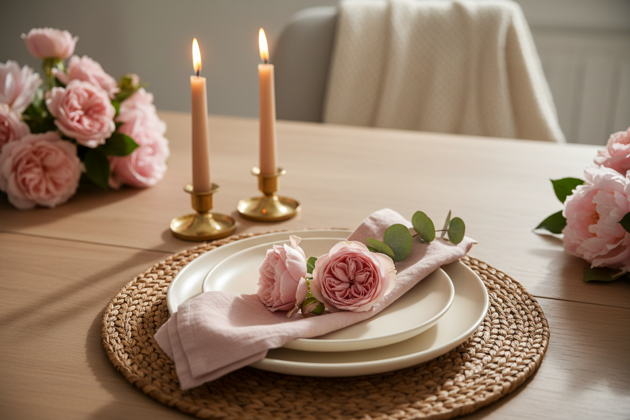 Summer Pink and Neutral Table Inspiration