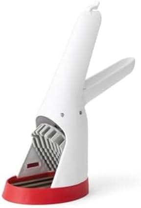 Chef'n Hand-Held Slicer Strawberry Slicester, Updated Design, Cherry/Meringue (102-712-400) by Chefn