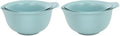KitchenAid Universal Nesting Plastic Mixing Bowls with Non Slip Base and Pour Spout, Dishwasher Safe, 2.5, 3.5 and 4.5 quart, Aqua Sky, Set of 3 (Pack of 2) by Unknown
