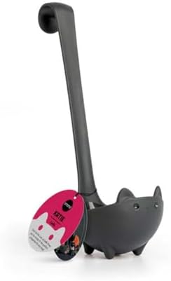 OTOTO Katie Cat Soup Ladle - Halloween Gifts Black Cat, Gothic Gifts, Gifts for Cat Lovers - Spooky Cat Gift, Cute Kitchen Accessories, Fun Gifts (Katie Cat, Black) - Image 4