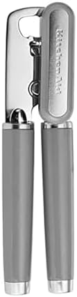 KitchenAid Classic Multifunction Can Opener and Bottle Opener Easy to Use, Razor Sharp Stainless Steel Cutting Wheel, Soft Ergonomic Handles, Gray, 8.34-Inch (Pack of 12) by Unknown