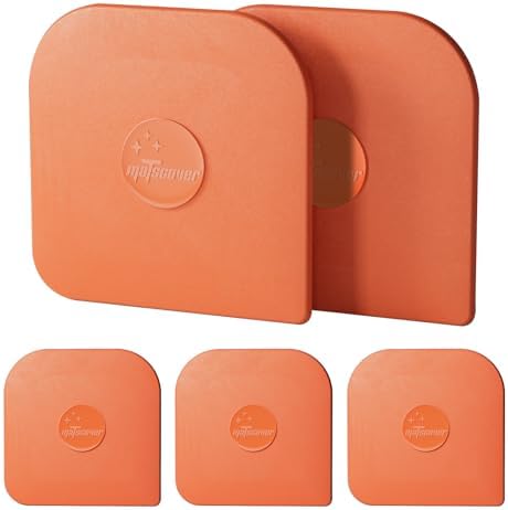 Pan Scraper, 5 Pcs Pot & Dish Scraper Plastic, Sturdy Scraper Kitchen Tool by Matscover