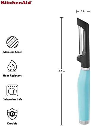 KitchenAid Soft Classic Euro Peeler, One Size Aqua Sky 2 (Pack of 12) - Image 2