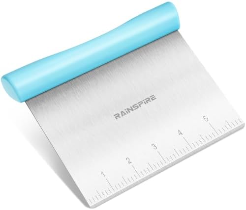 Multi-Purpose Stainless Steel Bench Scraper Dough Blender & Pastry Cutter by Rainspire