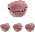 KitchenAid Universal Nesting Plastic Mixing Bowls, 1.5-quart, 2.5-quart, 3.5-quart, 4.5 quart, Set of 4 (Pack of 4) by Unknown