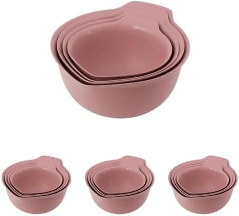 KitchenAid Universal Nesting Plastic Mixing Bowls, 1.5-quart, 2.5-quart, 3.5-quart, 4.5 quart, Set of 4 (Pack of 4) by Unknown