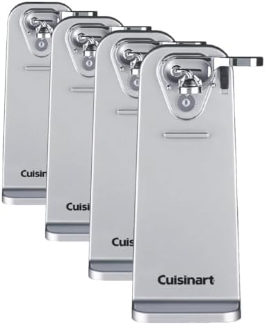 Cuisinart CCO-55 Deluxe, Chrome Electric Can Opener, Silver (Pack of 4) by Cuisinart