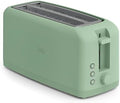 bella Fits-Anywhere™ Slim Toaster, 4 Slice Extra Long & Wide Slot, Seaglass by bella