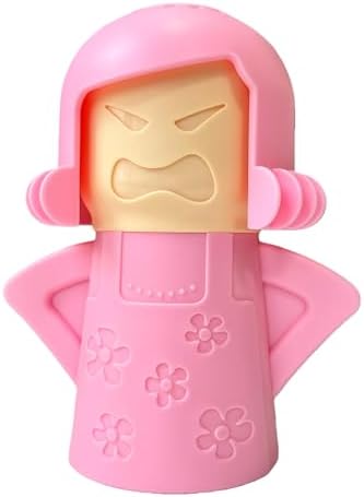 Angry Mama Microwave Cleaner, Vinegar and Water Steam Tool (Pink) by Aivwis