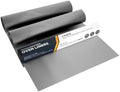 Oven Liners for Bottom of Oven - 2 Pack Large Heavy Duty Mats, 17”x25” Non-Stick Reusable Liner for Electric, Gas, Toasters, Grills - BPA & PFOA Free Kitchen Accessory to Keep It Clean (Silver) by LindasEssentials