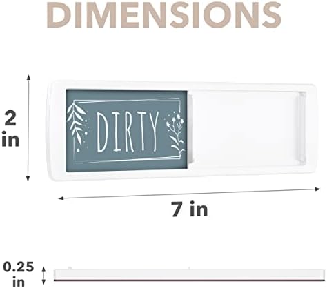 ASSURED SIGNS Dishwasher Magnet Clean Dirty Sign 7 x 2 Inch, Premium Build - Image 2