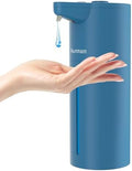 Automatic Soap Dispenser Touchless, Hands-Free, Multi Adjustable Volume, Long Battery Life, Compatible with Thick & Thin Dish/Hand Soap for Bathroom and Kitchen, Easy for Toddlers, Blue by Aunmaon
