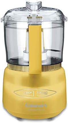 Cuisinart Mini-Prep Plus Food Processor, 24-Ounce Mini Food Processor to Chop Herbs, Vegetables, and Hard Cheese, 24-Ounce Work Bowl, Reversible Stainless Steel Blade, Yellow by Cuisinart