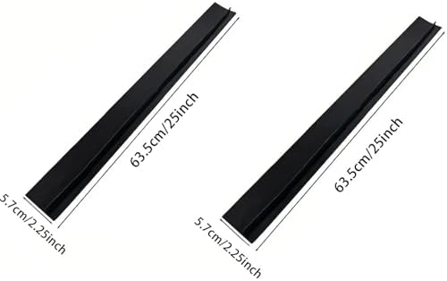 ItsNio Silicone Stove Gap Covers 2 Pack, Stove Gap Filler 25 Inches, Black - Image 2