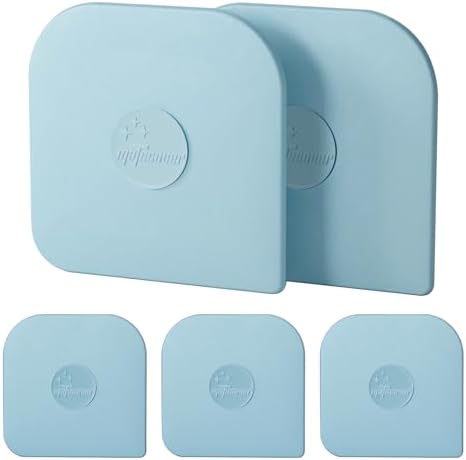 Pan Scraper, 5 Pcs Pot & Dish Scraper Plastic, Sturdy Scraper Kitchen Tool by Matscover