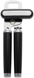 KitchenAid Classic Multifunction Can Opener and Bottle Opener Easy to Use, Razor Sharp Stainless Steel Cutting Wheel, Soft Ergonomic Handles, Black, Pack of 12 by KitchenAid
