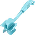 Ourokhome Meat Chopper and Potato Masher, Heat Resistant Nylon Ground Beef Smasher for Hamburger, 5 Curved Blades Nonstick Safe Mixer & Stirrer, Practical Kitchen Gadgets, Mint by Ourokhome