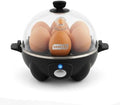 Dash Rapid Egg Cooker, 7 Eggs, Hard Boiled, Poached & Omelettes, Black by Dash