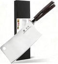 imarku Meat Cleaver 7 Inch, Japanese High Carbon Stainless Steel Chopper by imarku