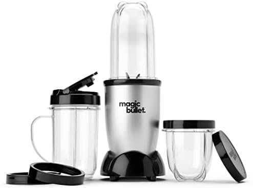 magic bullet Personal Blender for Shakes, Smoothies, Food Prep, and Frozen Blending, 22 Ounces, 250 Watt, Silver, MBR-1101 - Image 2