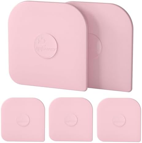Pan Scraper, 5 Pcs Pot & Dish Scraper Plastic, Sturdy Scraper Kitchen Tool by Matscover
