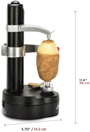 Starfrit Rotato Express Electric Peeler - 2 Spare Blades - Safe & Easy to Use - Effortlessly Peels Vegetables and Fruit,(Pack of 6) - Image 7