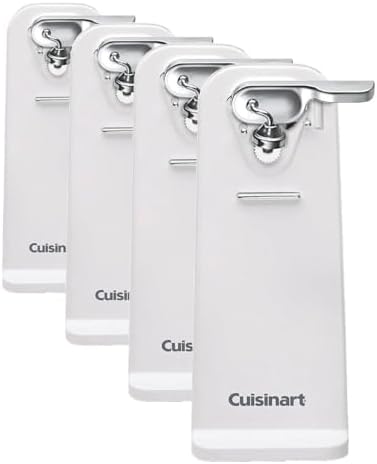 Cuisinart CCO-50N Deluxe Electric Can Opener, White (Pack of 4) by Cuisinart