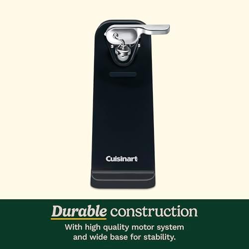 Cuisinart Electric Can Opener, One-Touch Operation, Nonslip Base, Black (Pack of 4) - Image 4