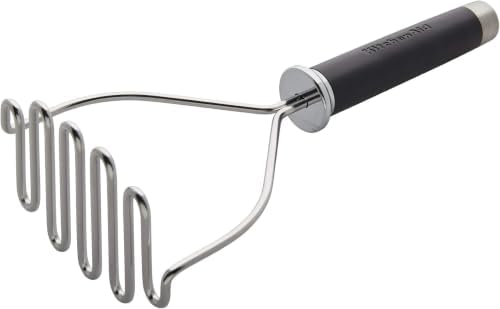 KitchenAid Gourmet Stainless Steel Wire Masher,10.24-Inch,Black,(Pack of 12) by Unknown