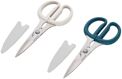 KitchenAid Multipurpose Shear Set, Versatile Scissors with Nutcracker, Bottle Opener, Ergonomic Handles with Protective Blade Covers, 2-Piece - Image 7