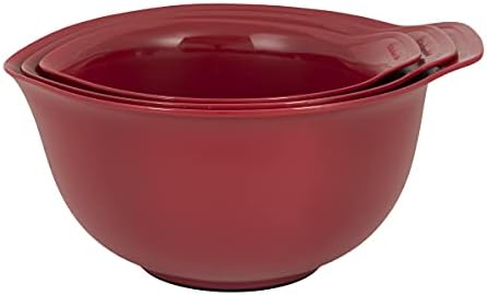 KitchenAid Universal Mixing Bowls, Set Of 3, Empire Red by Unknown