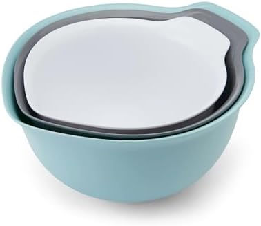 KitchenAid Universal Nesting Plastic Mixing Bowls, 2.5 quart, 3.5 quart, 4.5_quart, Mulitcolored, Set of 3 (Pack of 2) - Image 3