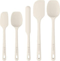 ChefAide 5 Pieces Silicone Spatulas Set, Heat Resistant Rubber Spatula by ChefAide
