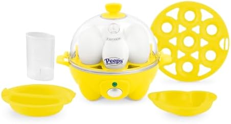 PEEPS & Dash Rapid Egg Cooker, Chick Omelette Mold, Yellow by Dash