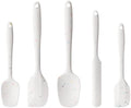 Silicone Spatula Set,5 Piece Food Grade Rubber Spatulas,Candy Color by Hoewina