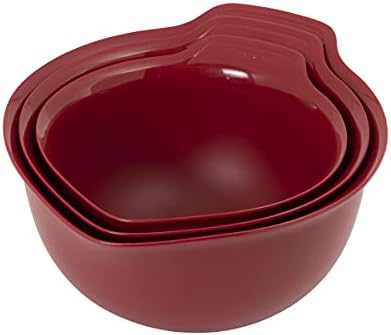 KitchenAid Universal Mixing Bowls, Set Of 3, Empire Red (Pack of 2) - Image 2