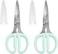 KitchenAid Classic 2-Piece Multipurpose Kitchen Shear Set with Blade Sheath - Spearmint, Herb Stripper, Poultry Shears, Pizza Cutter, Nutcracker by Unknown