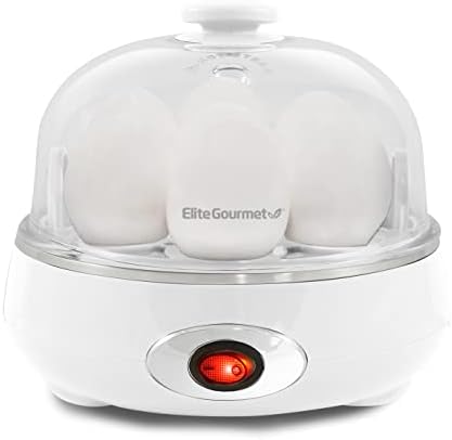 Elite Gourmet 7-Egg Electric Egg Cooker, BPA-Free, Auto Shut-Off by EliteGourmet