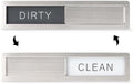 KitchenTour Dishwasher Magnet Clean Dirty Sign, Premium Stainless Steel by KKitchenTour