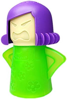 Angry Mama Microwave Cleaner, Vinegar and Water Steam Tool (Green) by Aivwis