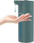 Aunmaon Automatic Soap Dispenser Touchless, Modern, Kitchen & Bathroom, Hands-Free, Adjustable Volume, Long Battery Life, Compatible with Thick & Thin Soap, Easy for Toddlers, Clog-Free, Green by Aunmaon