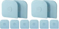 Pan Scraper, 5 Pcs Pot & Dish Scraper Plastic, Sturdy Scraper Kitchen Tool, Aqua (Pack of 2) by Matscover