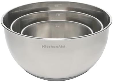 KitchenAid Stainless Steel Mixing Bowls, Set Of 3 (Pack of 4) - Image 7