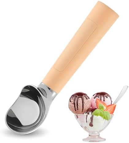 Heated Ice Cream Scoop Rechargeable, Electric Warming Ice Cream Scooper with LED Display, Heats to 158°F for Hard Ice Cream, Easy for Seniors & Kids, IP67 Waterproof (Butter Yellow, 2oz) by FrostJoy