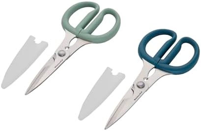 KitchenAid 2-Piece Multipurpose Shear Set, Versatile Scissors with Nutcracker, Bottle Opener, Ergonomic Handles with Protective Blade Covers - Image 7