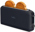bella Fits-Anywhere™ 2-Slice Slim Toaster, Long Slot & Extra Wide, Slate by bella