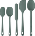 ChefAide 5 Pieces Silicone Spatulas Set, Heat Resistant Rubber Spatula by ChefAide