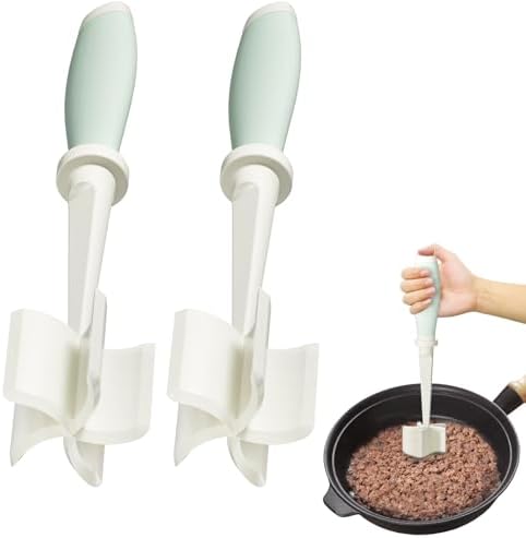 2Pack Meat Chopper Hamburger Masher Ground Beef Smasher Utensil Mix Tool by Shadowgallery